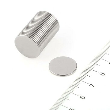 マグネットパーツ（14mmx1mm） 1個販売 磁石 ピアス イヤリング マグネット DIY用 マグネットピアス メンズ レディース キャッチ 貼る 磁力 マスクチャーム マグピ アクセサリー 薄い 手芸 フリマ 14ミリ 大きめ 大きい フラット 平ら 自分で作る 1ミリ 手作り ノンホール