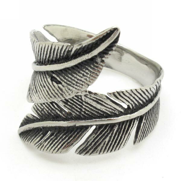 ビッグフェザーステンレスリング(ERB051)サイズ/14号/15号/16号/17号/18号/19号/20号/21号/22号/23号/24号/25号/26号/2...