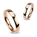 ピンクゴールドステンレスリング:3.0mm(PRB037)サイズ/18号/20号 細身 シンプル スリム 指輪 サージカルステンレス316L メンズ レディース...