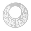 フラワーレリーフステンレスパーツ/1個販売 花 サージカルステンレス ピアス イヤリング 部品 チャームパーツ 手作り フリマ 金具 DIY 手芸 ハンドメイド...