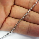3.5mmx2.0mmボックスステンレスチェーン 10cm単位 サージカルステンレス316L 手作り DIY ネックレス ブレスレット アンクレット ボディチェ...