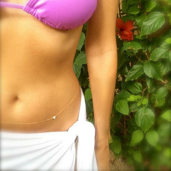 ビジューウエスチェーン クサリ 鎖 ウエストチェーン ベリーダンス レディース チェーンベルト ウエストジュエリー ベリーチェーン ボディージュエリー 腰 巻く...