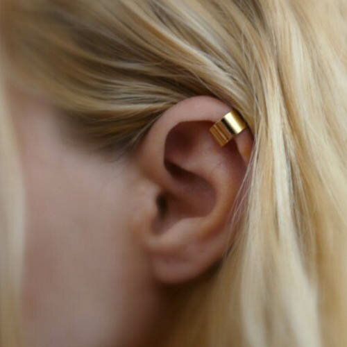 穴あきイヤーカフDIYパーツ(ゴールドメッキ)...の紹介画像3