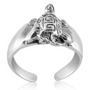 カメトゥリング シルバー925 スターリングシルバー シルバーリング 足の指輪 トーリング 足のリング ピンキーリング フリーサイズ レディース メンズ タート...