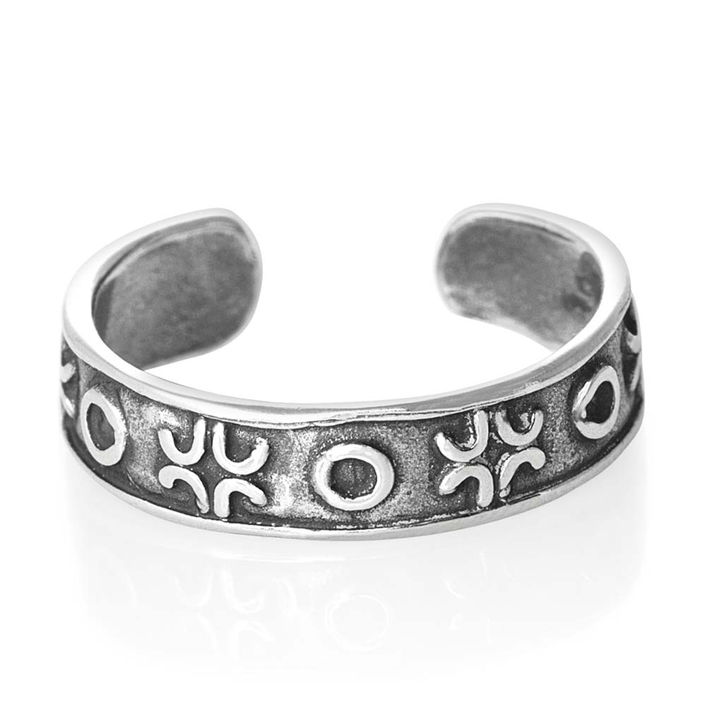 マリントゥリング シルバー925 スターリングシルバー シルバーリング 足の指輪 トーリング 足のリング フォークリング ピンキーリング フリーサイズ レディー...