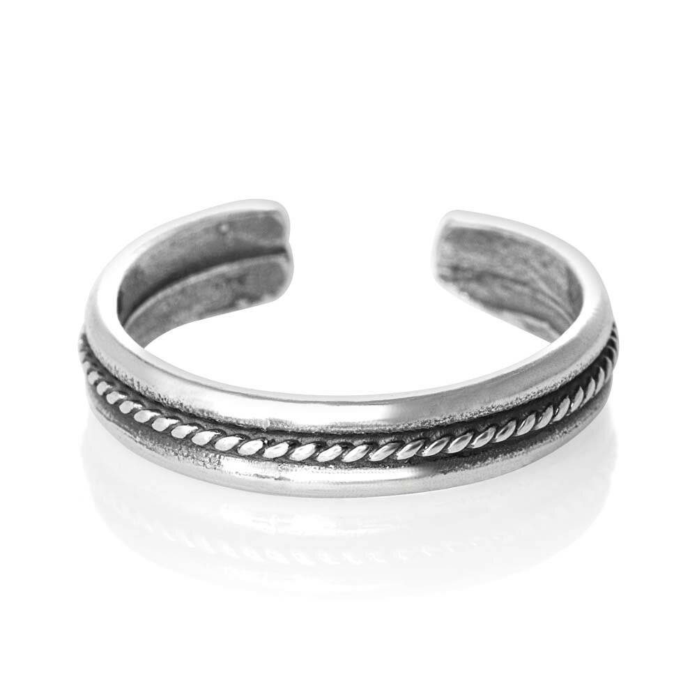 バンジートゥリング シルバー925 スターリングシルバー シルバーリング 足の指輪 トーリング 足のリング フォークリング ピンキーリング フリーサイズ レディ...