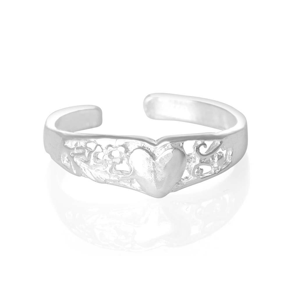 ゴシックハート トゥリング シルバー925 スターリングシルバー シルバーリング 足の指輪 トーリング 足のリング フォークリング ピンキーリング フリーサイズ...