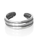 ダブルライン トゥリング シルバー925 スターリングシルバー シルバーリング 足の指輪 トーリング 足のリング フォークリング ピンキーリング フリーサイズ ...