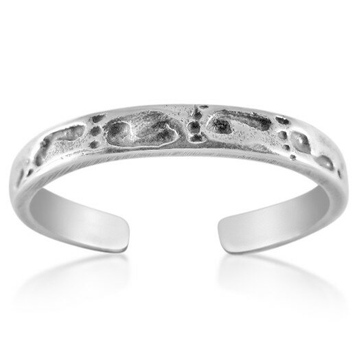 フットスタンプトゥリング シルバー925 スターリングシルバー シルバーリング 足の指輪 トーリング 足のリング フォークリング ピンキーリング フリーサイズ ...