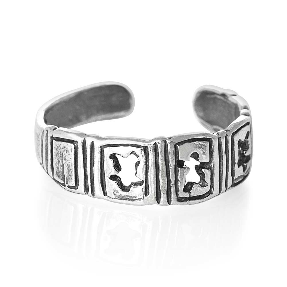 オリンポス トゥリング シルバー925 スターリングシルバー シルバーリング 足の指輪 トーリング 足のリング フォークリング ピンキーリング フリーサイズ レ...