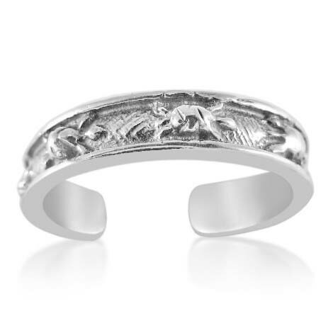 タートルズトゥリング シルバー925 スターリングシルバー シルバーリング 足の指輪 トーリング 足のリング ピンキーリング フリーサイズ レディース メンズ ...