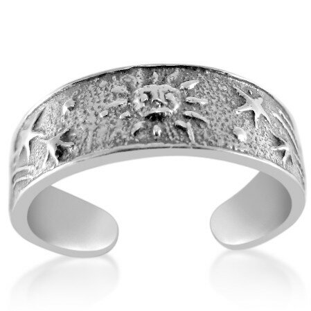 スペーストゥリング シルバー925 スターリングシルバー シルバーリング 足の指輪 トーリング 足のリング ピンキーリング フリーサイズ レディース メンズ チ...