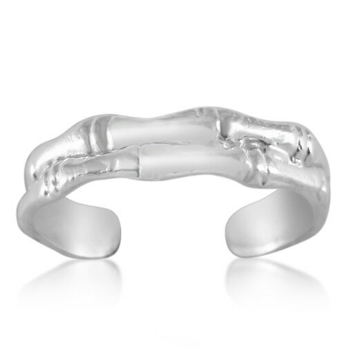 バンブートゥリング シルバー925 スターリングシルバー シルバーリング 足の指輪 トーリング 足のリング ピンキーリング フリーサイズ レディース メンズ チ...