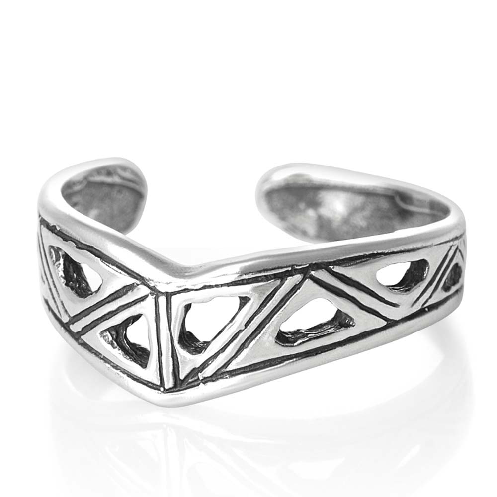 ザバントゥリング シルバー925 スターリングシルバー シルバーリング 足の指輪 トーリング 足のリング ピンキーリング フリーサイズ レディース メンズ チッ...