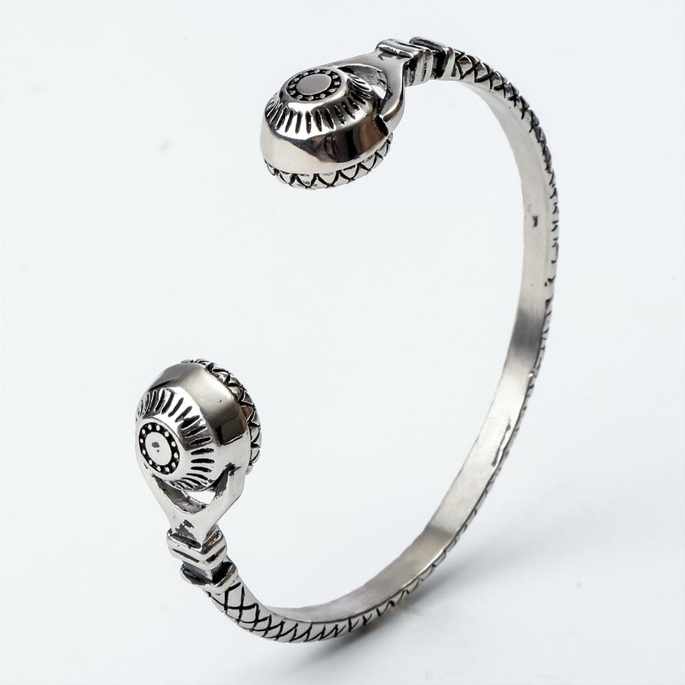 ヘッドフォン ステンレス バングル 腕輪 サージカルステンレス316L アームレット おもしろ 面白い オモシロ イヤホン ヘッドホーン イヤフォン ヘッドホン...