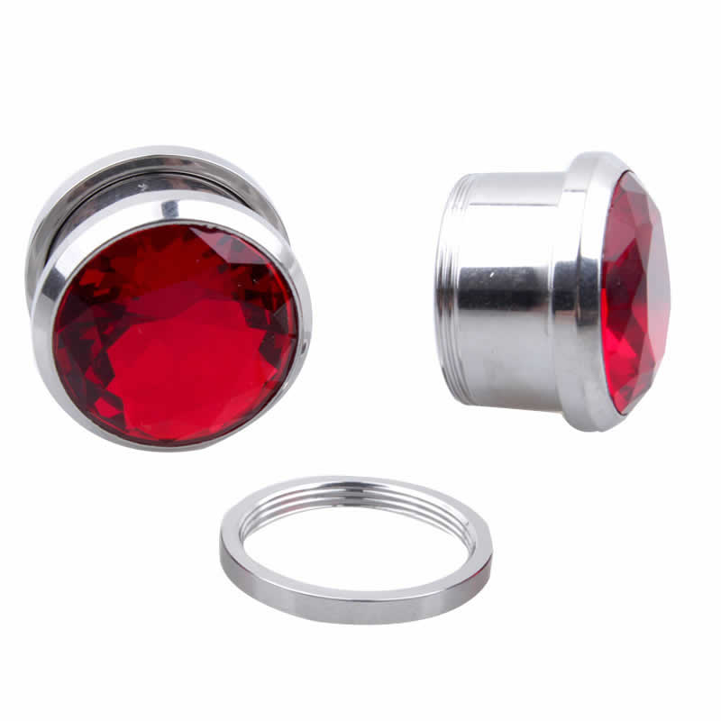 18GP　ボディピアス　 18金ゴールド　 ダブルフレアイヤーレット　【 32mm】★メール便翌日到着300円★