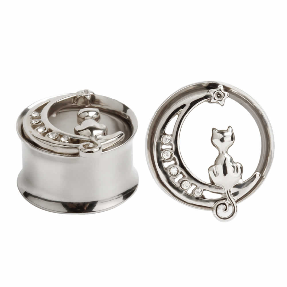 [0G 00G 12mm 猫 ボディピアス] ...の紹介画像3