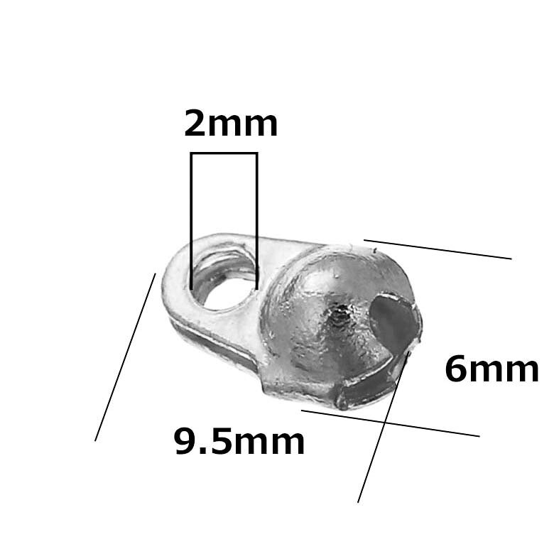 4mmボールチェーン用エンドステンレスパーツ/...の紹介画像3