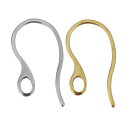 アポロ ステンレスフックパーツ 1個販売 18G 18ゲージ ステンレスピアスパーツ DIY用 アメリカンピアス フックピアス 引っ掛ける メンズ レディース ...