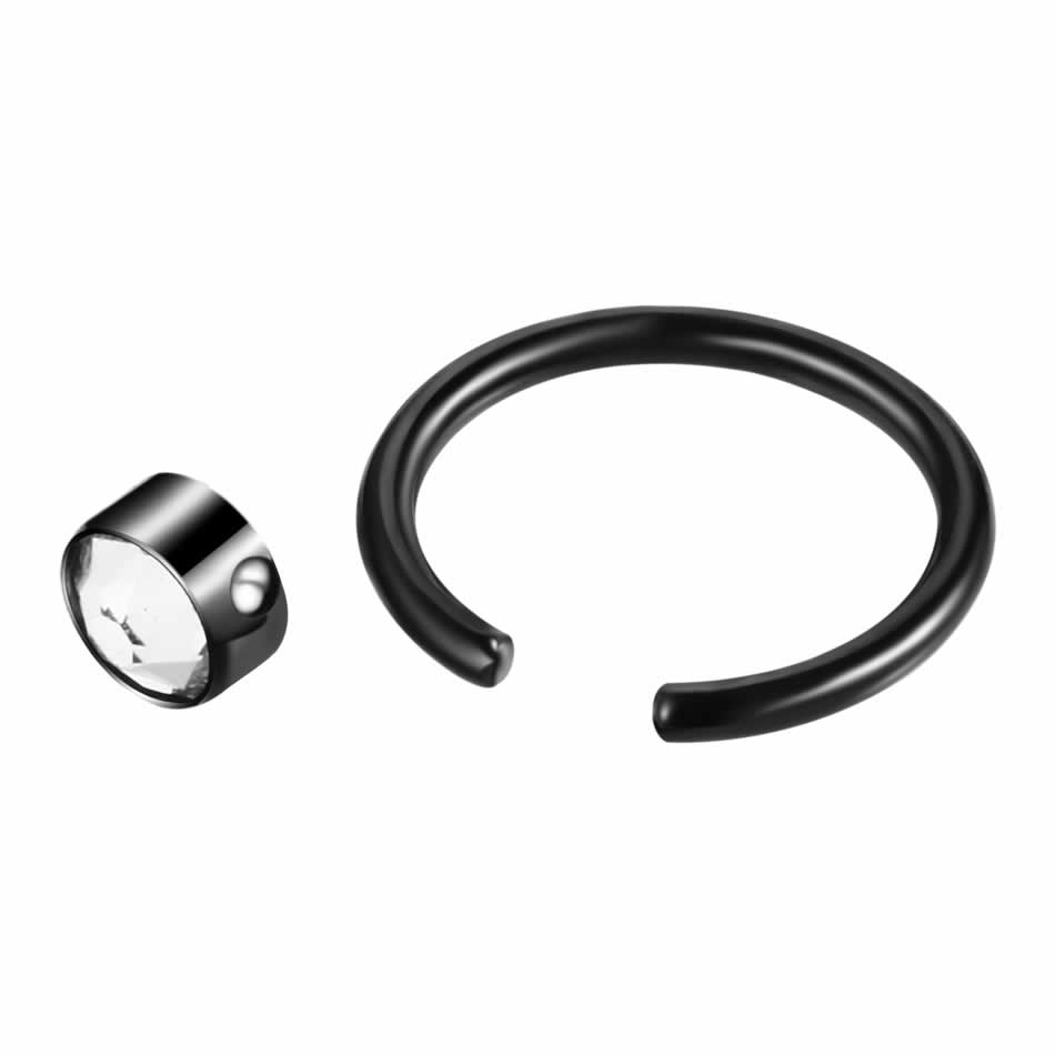 ［16G 高品質 チタングレード23］チタン フラットジュエル CBR ボディピアス 16ゲージ キャプティブビーズリング ボディーピアス メンズ レディース 軟骨 ホリゾンネイブル ブラック レインボー ゴールド ピンクゴールド 虹色 黒色 金色 シルバー 銀色 ニッケルフリー 流行