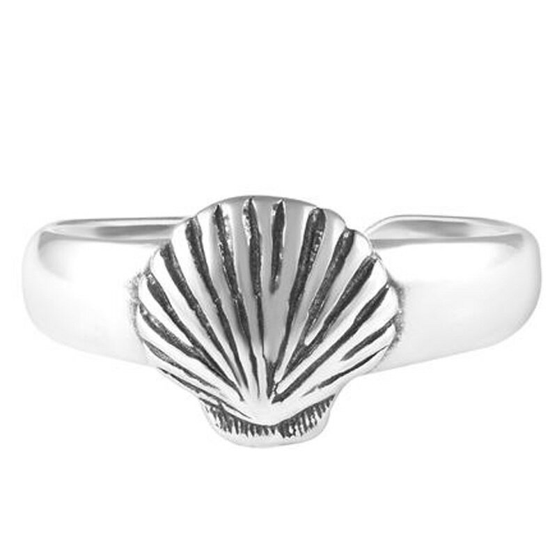 シェル トゥリング シルバー925 スターリングシルバー シルバーリング 足の指輪 トーリング 足 フリーサイズ レディース メンズ ファランジリング 指が細い...