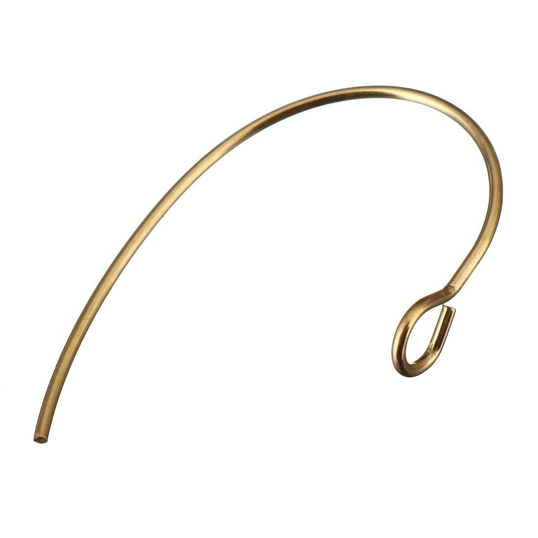 DIY用ステンレスフックパーツ 1個販売 ブラック 黒色 金色 ゴールド ピンクゴールド シルバー 銀色 ステンレスピアスパーツ アメリカンフック ひっかるタイプ キャッチ 卸販売 揺れる U字型 釣り針 フィッシュフック 釣針 ハンドメイド 金具 部品 クラフト 20G 20ゲージ