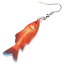 金魚 リアルステンレスピアス/1個販売 20G 20ゲージ サカナ 熱帯魚 魚 ゴールデンフィッシュ 祭り 浴衣 可愛い 人気 おもしろ オモシロ サージカルステンレス316L ユニーク メンズ レディース 揺れる フックピアス アメリカンピアス アクリル プラスティック プレゼント