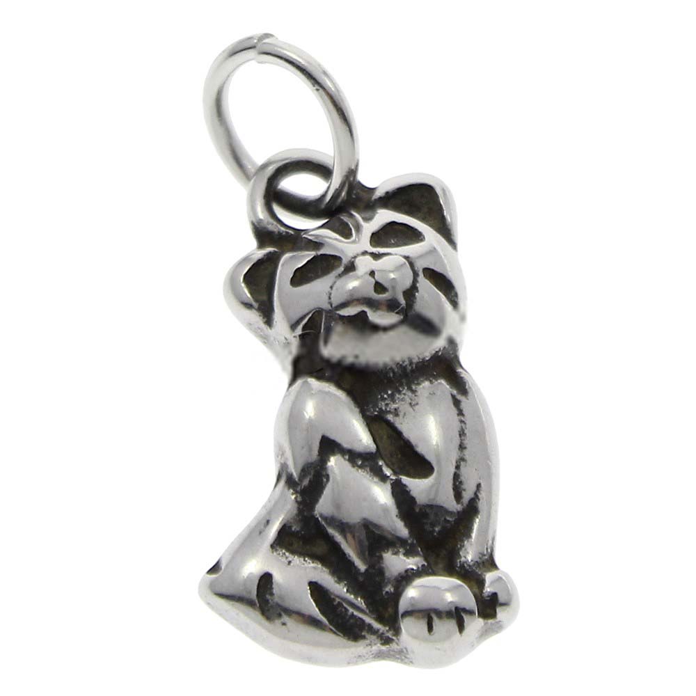 セクシーキャットステンレスペンダントトップ アニマル 動物 可愛い 猫 ネコ おもしろ 面白い サージカルステンレス316L ネックレス パーツ メンズ レディ...