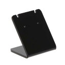 スモールアクリルピアススタンド 1個販売 ショーケース ブラック 黒色 プラスティック プラスチック ピアスたて ディスプレイ 2個 キャッチピアス フックピア...