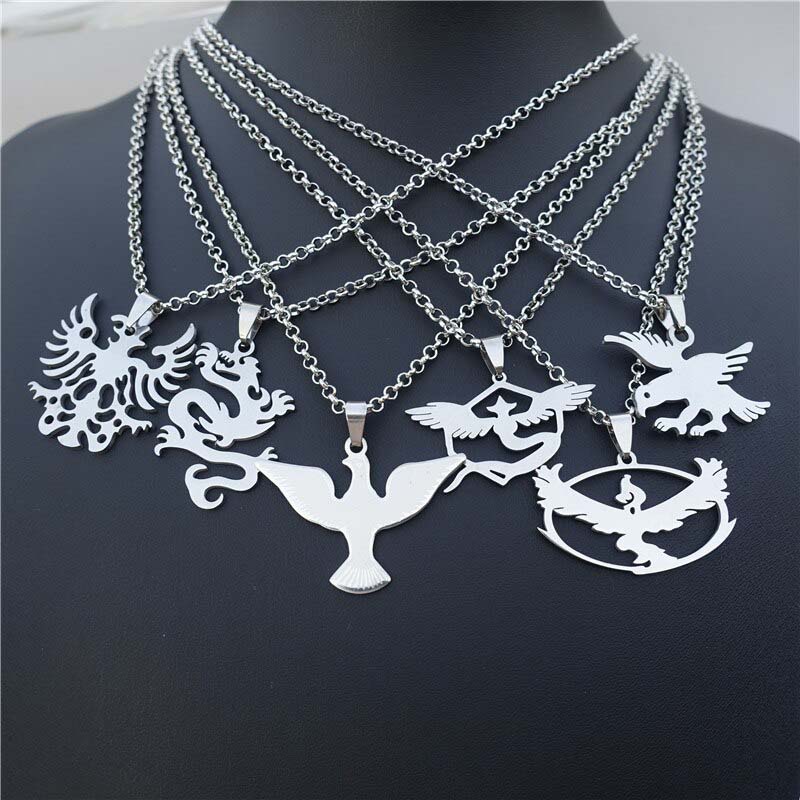 フェニックス ステンレスペンダントトップ おもしろ サージカルステンレス316L ネックレス メンズ レディース トップ ペア チョーカー ステンレスパーツ 首...