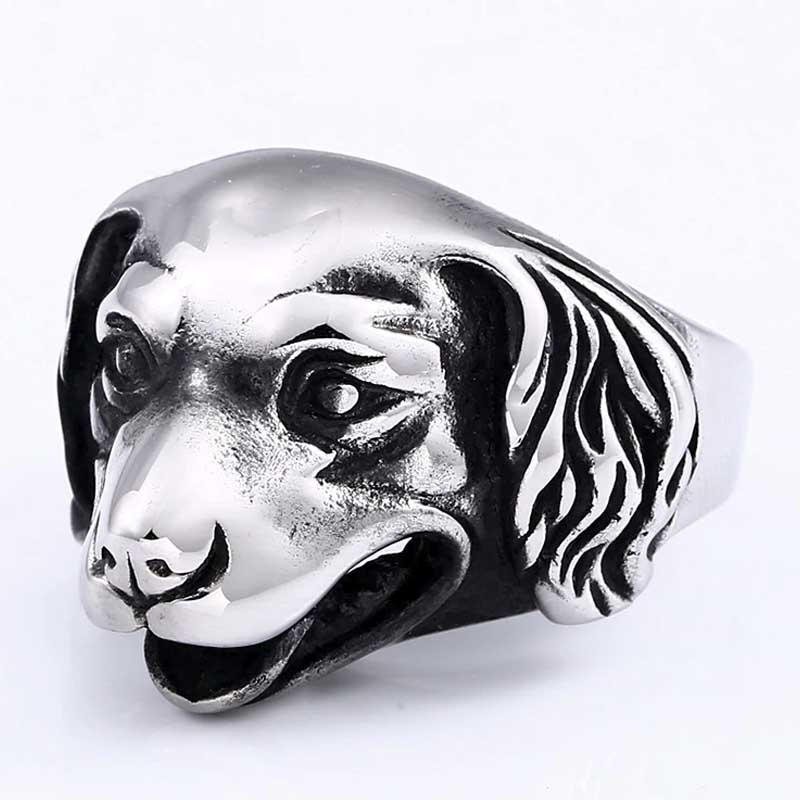 ゴールデンレトリバーステンリング(RCH005)サイズ/18号/21号/23号/24号/26号/28号/31号 ドッグ 犬 イヌ アニマル 動物 ラブラドールレ...