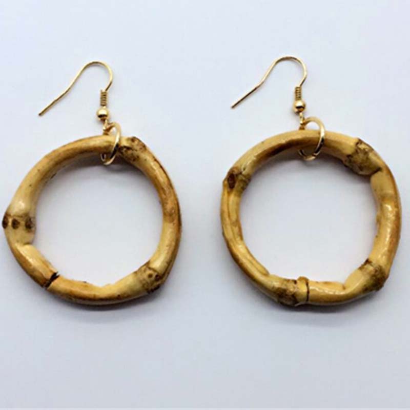 バンブーリング ステンレスピアス/1個販売 20G 20ゲージ 竹 ワッカ 丸 おもしろい オモシロ 木材 木こり 山ガール サージカルステンレス316L ユニ...