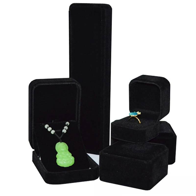 ギフトベルベットケース(ブラック)1個販売 ギフトケース ラッピング用品 指輪 ピアス ネックレス ペンダント ピアス ブレスレット チョーカー ブライダル 贈...