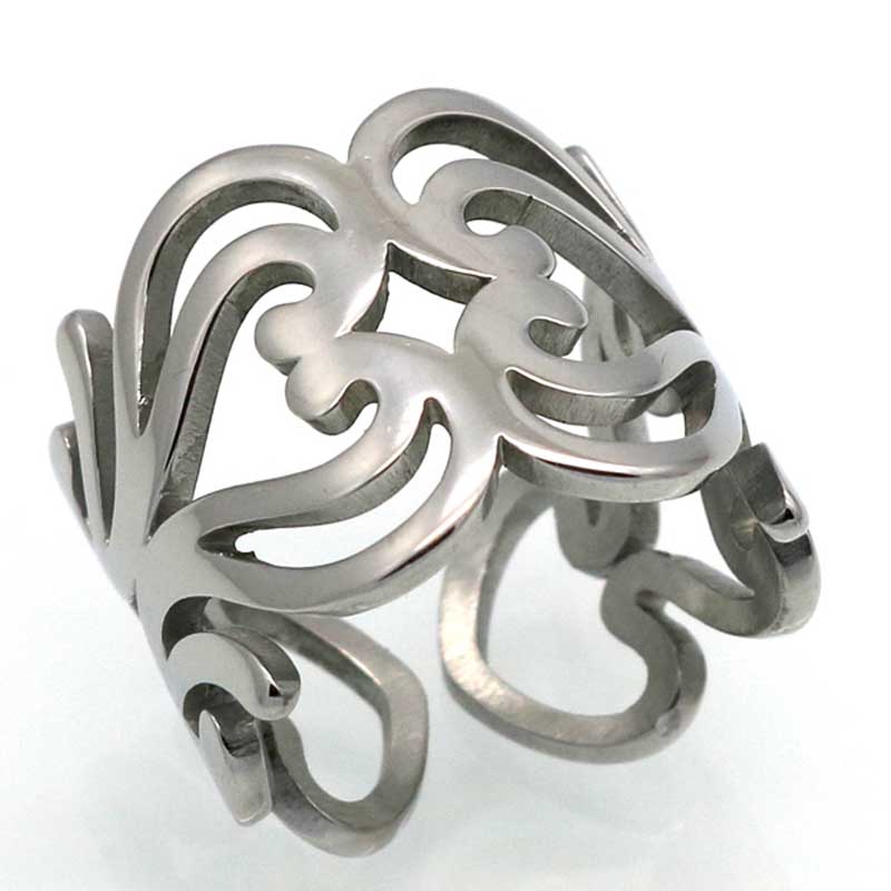 ハートエンブレムステンレスリング(LRC231)サイズ/12号/13号/14号/15号/16号/17号/18号/19号/20号/21号/22号/23号/24号/...