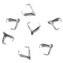 マルカン付きシェル型ステンレスデザインバチカン 1個販売 ステンレス パーツ ネックレス DIY用 上の部分 ペンダントトップ用 材料 チェーンを通すパーツ 接...