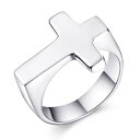 サーベルクロスステンレスリング(ERN022)サイズ/18号/20号/24号/26号/28号/30号 十字架 おもしろい 面白い 縦に十字架 指輪 サージカルス...