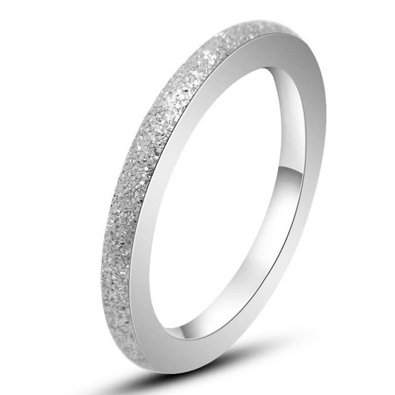 シルバーサンドストームステンレスリング(RWX016) サイズ/12号/15号 ラメ 銀色 細い スリム キラキラ 指輪 サージカルステンレス316L メンズ ...