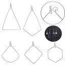 フックピアス用 ステンレスワイヤー コネクトパーツ 1個販売 DIY用 ステンレスピアス チャームパーツ メンズ レディース ハンドメイド クラフト 金具 部品...