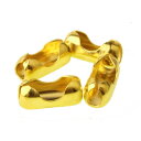 12mm用ゴールドボールチェーンコネクターステンレスパーツ 1個販売 細い 細め 12ミリ 金色 留め具 エンドパーツ 止め具 ペンダント ネックレス パーツ ...