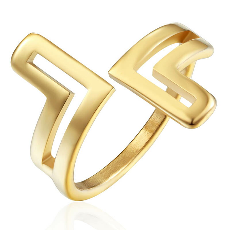 スクエアターンステンレスリング(RRR118)サイズ/12号/16号 フリーサイズ 指輪 サージカルステンレス316L メンズ レディース ペアリング プレゼン...