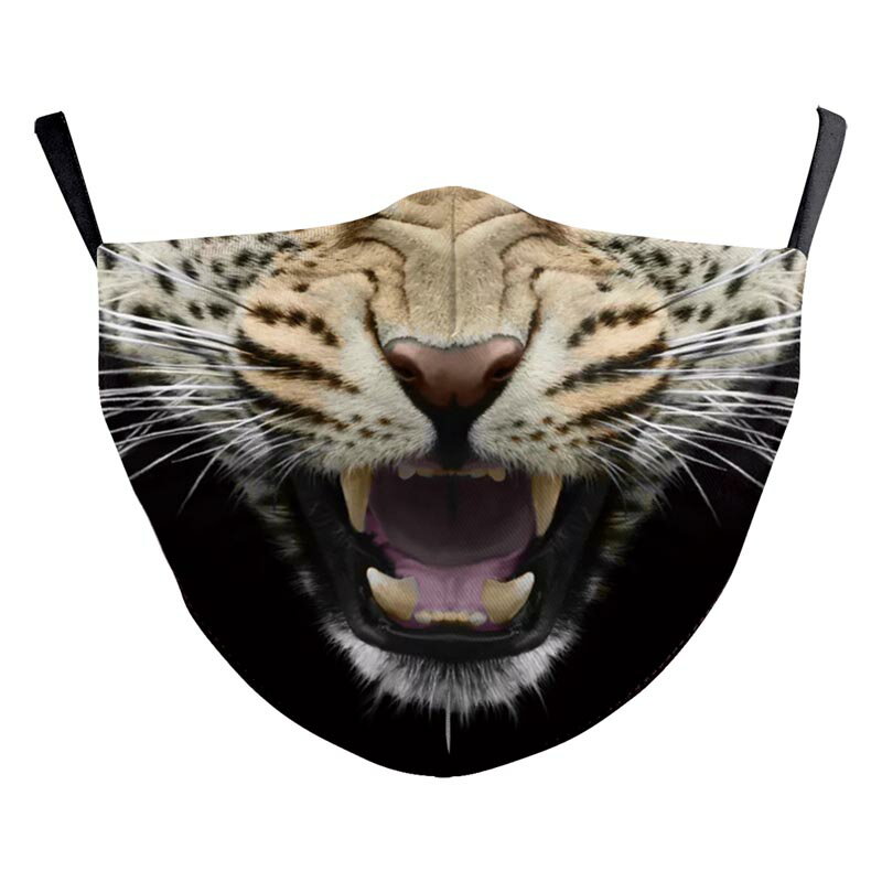 チーター マスク 1個販売 ヒョウ 豹 アニマル 動物 牙 父 母 息子 娘 パーティーグッズ 変顔 お面 覆面 衣装 変装 流行 仮装 コスプレ 忘年会 新年会 おもしろい 余興 ネ宴会 面白い ハロウィーン メンズ レディース キッズ プレゼント イベント会場 リモート 防寒 調整可