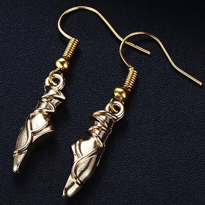 バレリーナのトォーシューズステンレスピアス/1個販売 片耳分 サージカルステンレス316L メンズ レディース フックピアス 20G 20ゲージ 20g 人気 ...