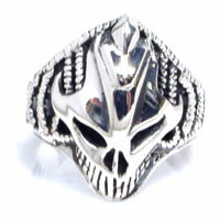 エイリアンスカル シルバーリング サイズ/18号/19号/20号/21号/25号 スターリングシルバー シルバー925 指輪 高級 メンズ レディース 男性 女性 プレゼント 人気 925刻印あり 婚約指輪 結婚式 ペアリング ハロウィン 宇宙人 髑髏 ドクロ がい骨 ガイコツ 骸骨 不気味 怖い