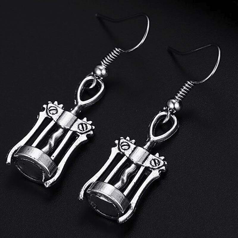 ワインオープナー ステンレスピアス/1個販売 片耳分 サージカルステンレス316L メンズ レディース フックピアス 20G 20ゲージ 20g 人気 男性 女...