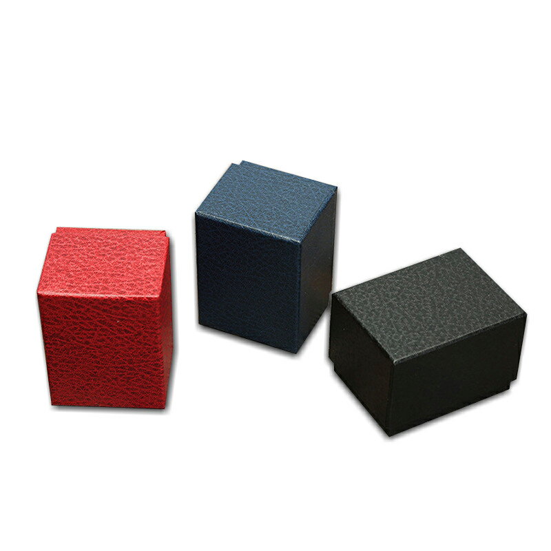 時計用ラッピングボックス（76mmx101mmx68mm） 1個販売 赤色 レッド 黒色 ブラック 青色 ブルー 箱 大きい ブレスレット ウオッチ ウォッチ バングルピロー付き 枕 収納 アクセサリー ケース ギフトボックス ショーケース 告白 記念日 ジュエリー サプライズ 結婚式 男 女