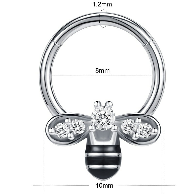 [ 16G ステンレス リング型 ]ミツバチク...の紹介画像3