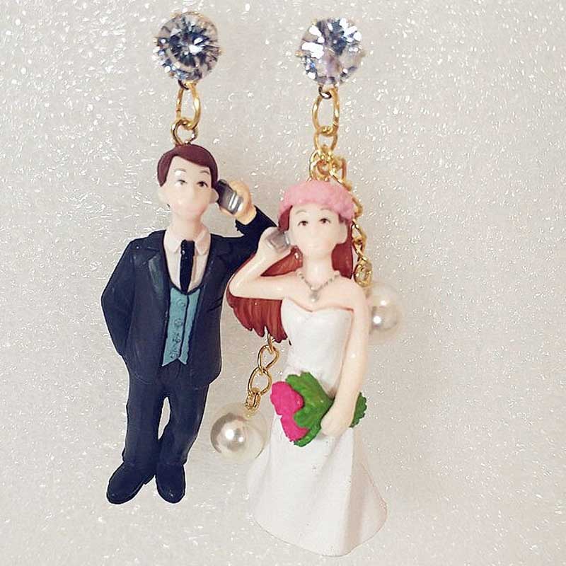 ハッピーウエディングピアス 1ペア販売 結婚式 ウエルカムボード ウェディング パーティー 披露宴 ブラ..