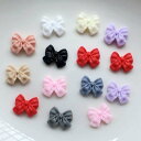 9mmx10mm カラフルリボンアクリルパーツ/10個アソート りぼん 人気 クラフト用 DIY用 爪 メンズ レディース フラットパーツ 貼り付け 飾り デコ...