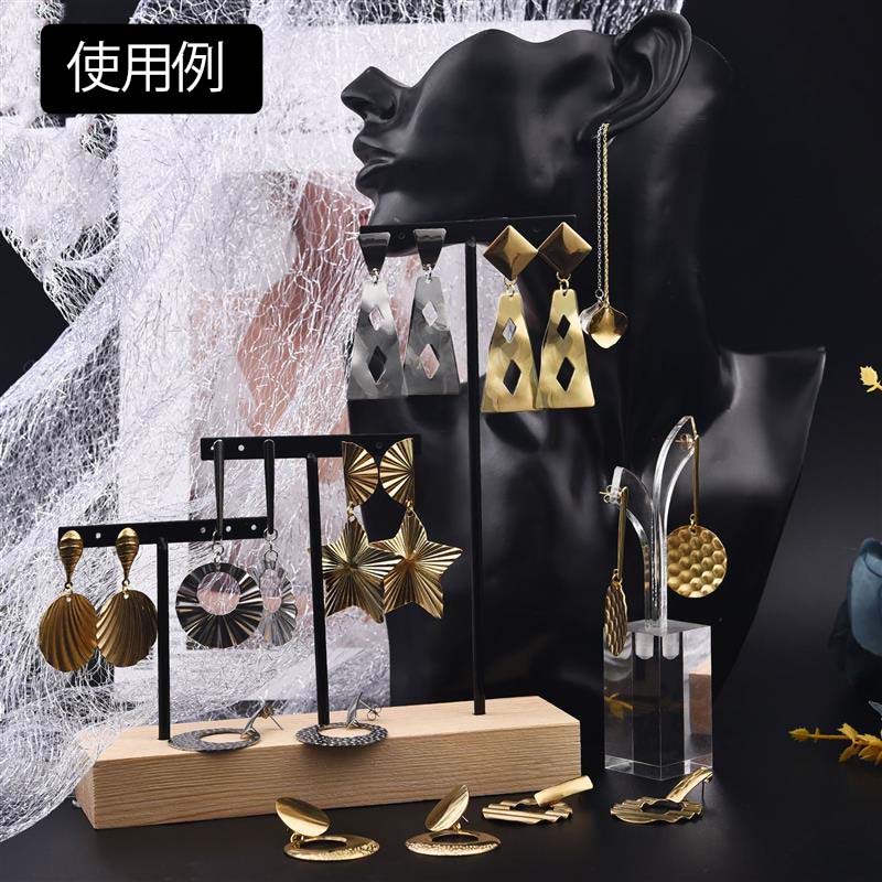 ステンレス製 DIY穴あきチャーム （ウエーブフラワー）1個 金色 ゴールド 銀色 シルバー 花 波板 ウェーブ 丸穴 穴開き クラフト 部品 金具 製作 ペンダント トップ パーツ ピアス アクセサリー メンズ レディース 手作り ハンドメイド 修理 男性 女性 カスタム 自作 揺れる