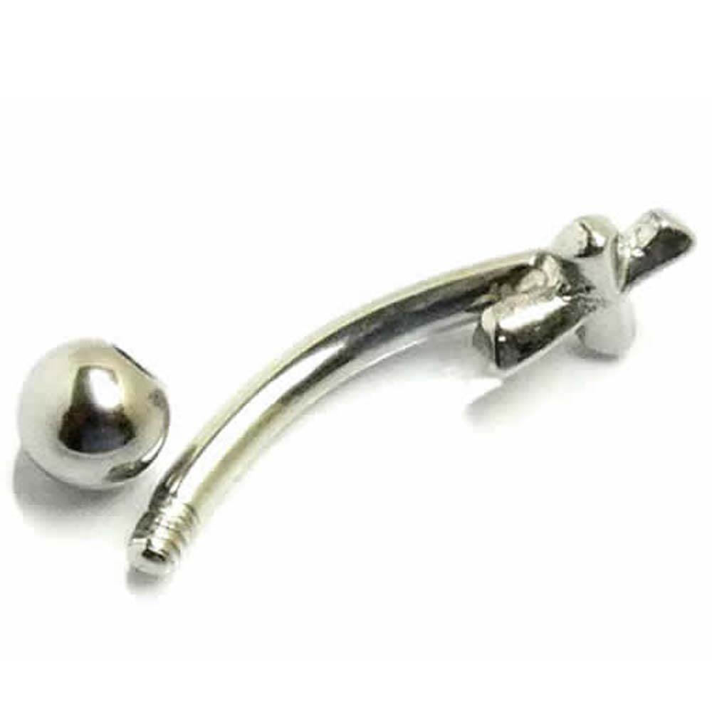 [ 16G 鼻 耳 臍 軟骨 口 ] クロス 十字架 16ゲージ ロザリオ 顔 ボディピアス ロック ルーク ダイス スナッグ 臍ピアス ヘソピアス バナナバーベル カーブバーベル サージカルステンレス316 メンズ レディース アイブロー 眉 ボディーピアス プレゼント ペアルック